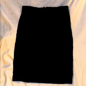 Philosophy Black Jersey Pencil Skirt - Size 2